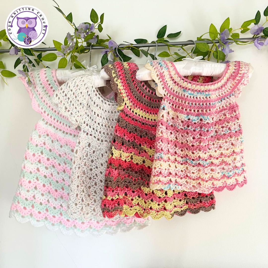 Crush Top or Dress Girls Crochet Pattern